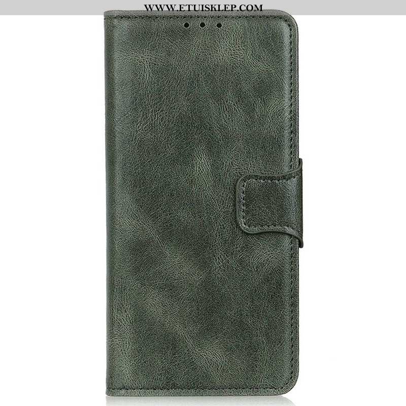 Etui Folio do Samsung Galaxy S23 Ultra 5G Stylowe Skórzane Zapięcie Dwustronne